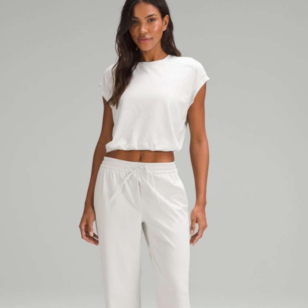 lululemon Wide-Sleeve Gathered Hem T-Shirt